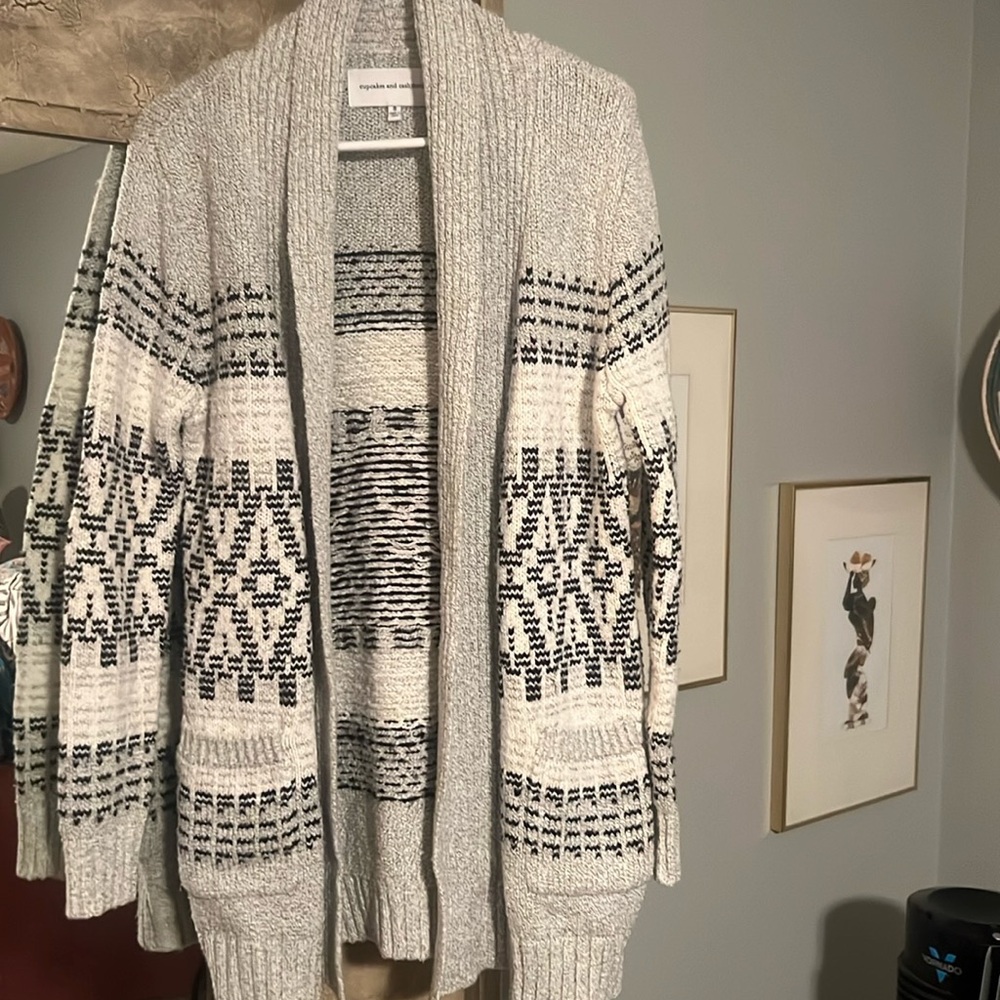 Cupcakes and Cashmere cardigan.